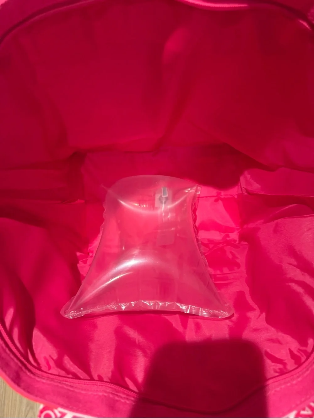 Victoria's Secret Pink, Cream & Red Colorblock Tote